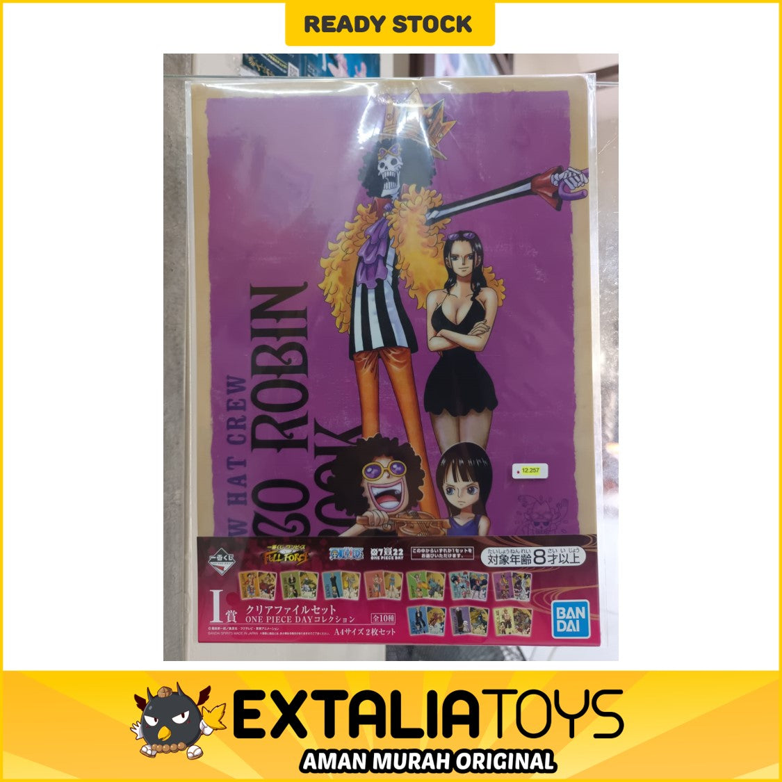 CLEAR FILE BROOK ROBIN ONE PIECE FULL FORCE A4 CLEAR FILE BROOK ROBIN ONE PIECE FULL FORCE A4